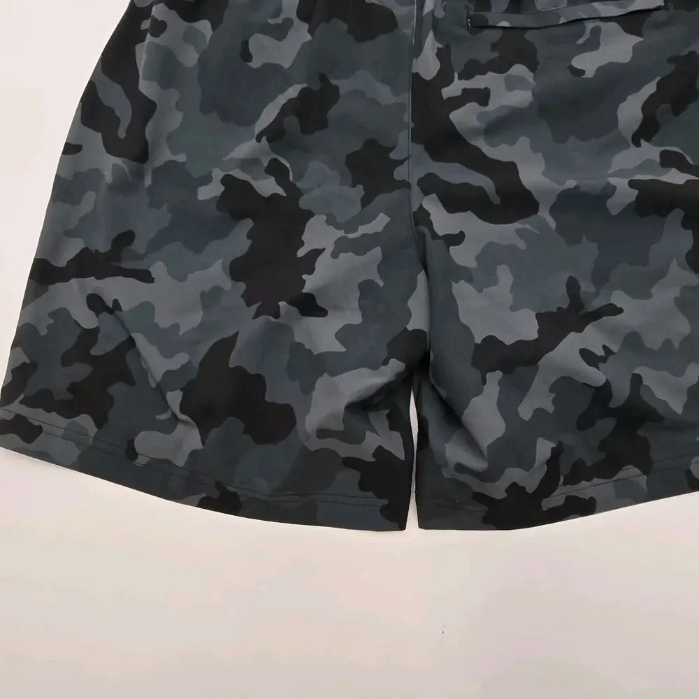 Chubbies Shorts Mens Black Camo Boxer Lined Athlounger Neon Glows